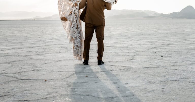 Newlyweds at the start of the first year of marriage
