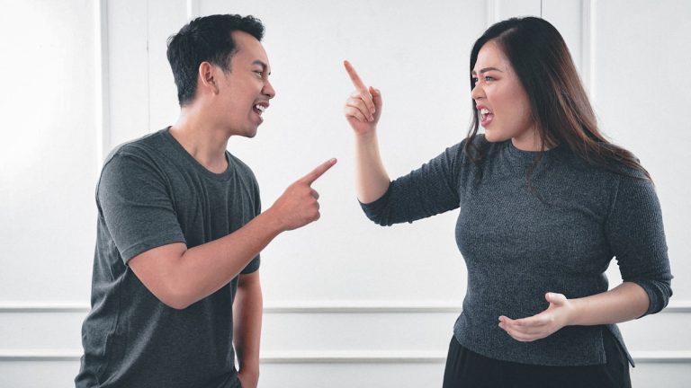 Emotional flooding in marriage during a heated argument
